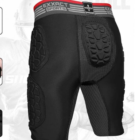 Exxact Sports Men's Elite 5 Pad Adult Football Girdle Compression Sport … - Picture 2 of 3